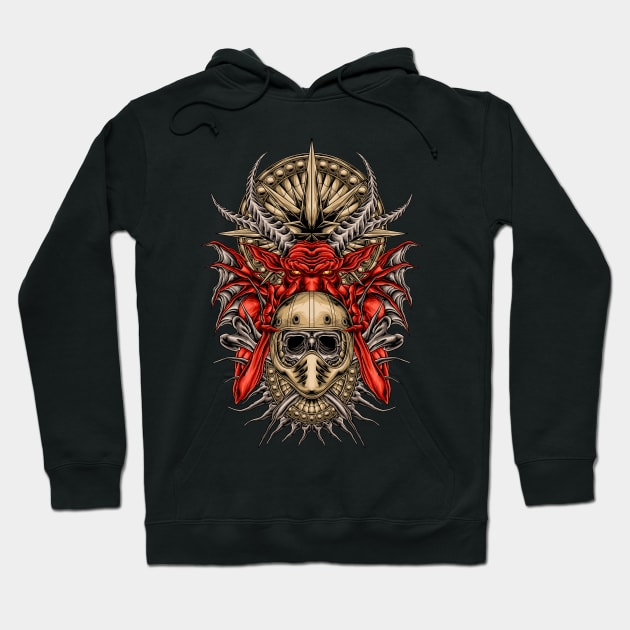 demon rider Hoodie by TOSSS LAB ILLUSTRATION